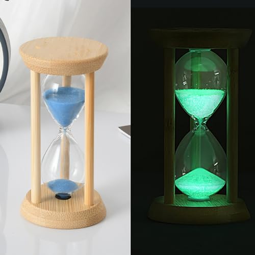 Reloj de arena naranja de 10 minutos miniatura 4