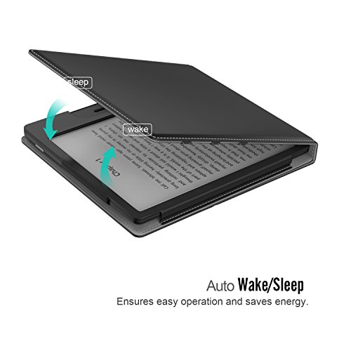MoKo Case Fits All-New Kindle Oasis (9th and 10th Generation ONLY, 2017 and 2019 Release), Multi Angle Viewing Vertical… - Image 7