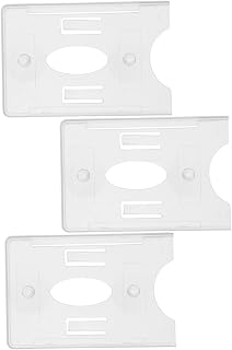 TIDTALEO 3Pcs Car Parking Permit Holder with Suction Cups Easy Installation for Insurance Registration Tags Versatile Viewing Angles for Enhanced Driving Experience
