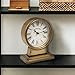 Creative Co-Op Decorative Metal Mantel Clock, Gold Finish