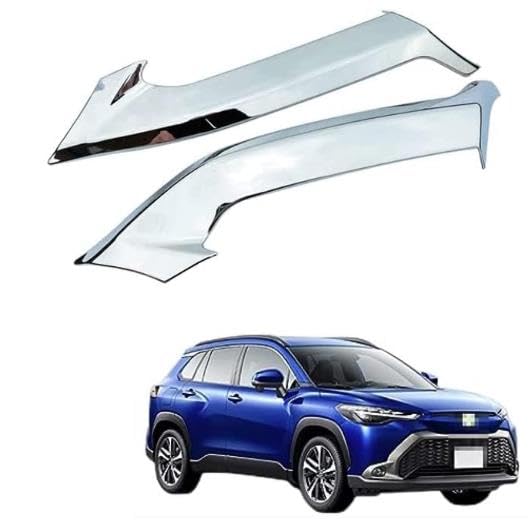 送料無料 グリルガーニッシュ 【 トヨタ カローラクロス TOYOTA COROLLA CROSS 】専用 パーツ アクセサリー 2P パーツ 外装、エアロ