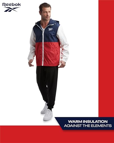 Reebok 999597557 Men'S Jacket - Lightweight Performance Windbreaker thumb #4