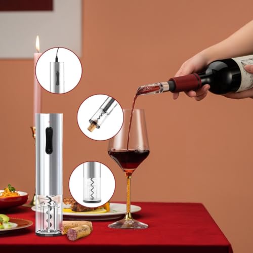 Dissolvant de vin rechargeable automatique et tire-bouchon électrique - 3