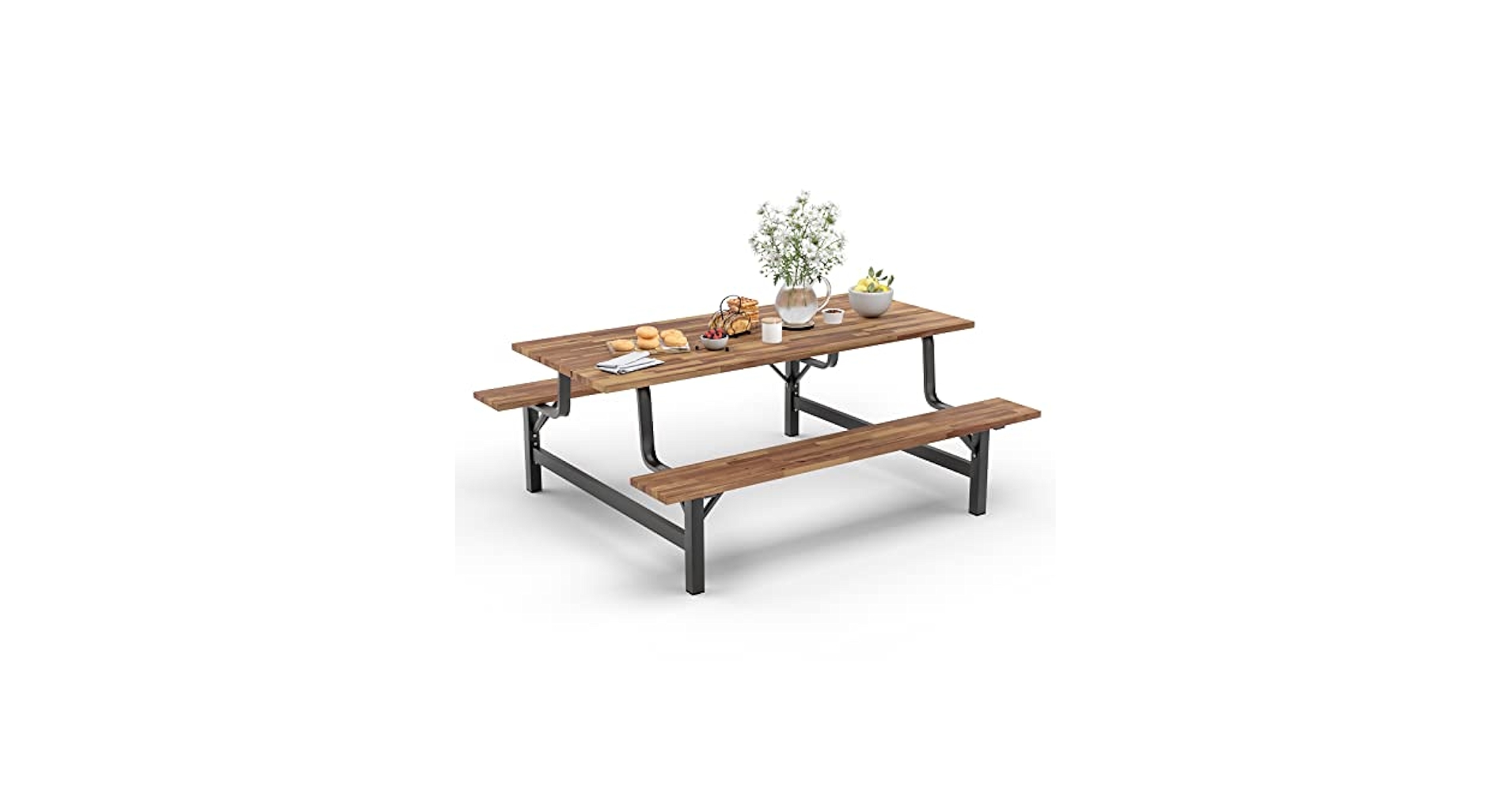 テーブル・チェア・ハンモック CAPTAIN STAG WOOD PICNIC TABLE VINTAGE CSクラシックス FDパークテーブル＜45＞ - アウトドア・キャンプ
