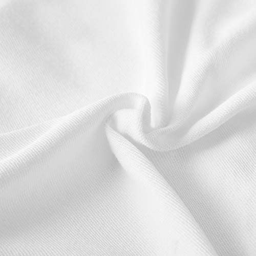 Spring&Gege Youth Solid Pullover Sport Hoodies Soft Kids Hooded Sweatshirts For Boys And Girls Size 9-10 Years White #TOP6