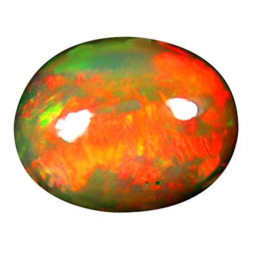 Opale arc-en-ciel naturelle de 2,93 ct avec un jeu de couleurs unique