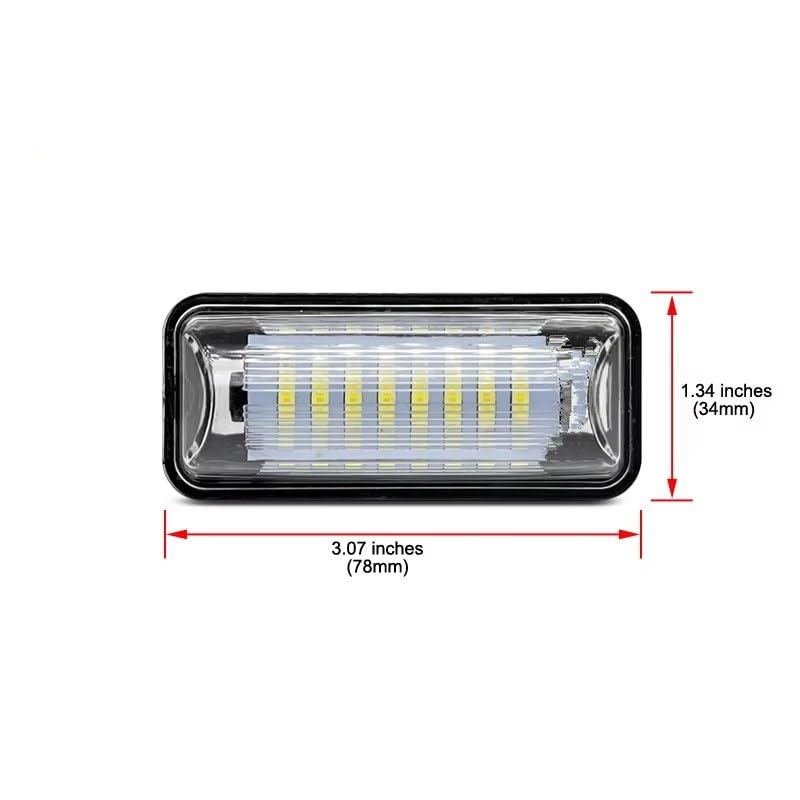 Luces de matrícula para Scion FR-S y recambio compatible con SU00302542 en par trasero 4