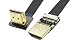 Produktbild Langes, flaches HDMI-FFC-FPV-HDMI-Kabel, Standardmäßiges HDMI-Kabel, Full HDMI auf Standard-HDMI-Stecker, 90 Grad, für Red BMCC FS7 C300, Schwarz (40 cm)