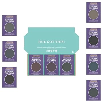 Rust-Oleum Kitchen Wall Tile Paint in Satin Finish – Moody Darks Tester Box