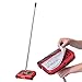Price comparison product image Ewbank 310 Manual Sweeper And Duster, Rubber Blades For Cleaning Hard Floor Surfaces, Easy Release Dust Container, Red, One Size