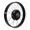 26 in Rear Wheel Electric Fat Tire Ebikes Conversion Kit 26 in Rear Wheel Ebike Hub Motor 46V 1500W Fat Tire E bike Conversion Kit with LCD Display, No Disc Brake (Battery & Tire Not Included) #4