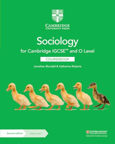 9781009282963 Cambridge IGCSE and O Level Sociology. Coursebook. Per le Scuole superiori. Con espansione online