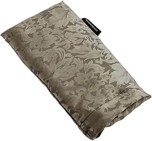 Hugger Mugger Silk Eye Pillow with Herbal Filling - Natural Herbal Filling, Relaxing Scent, Light Weight, Chill in Freezer, Washable Cover image 3