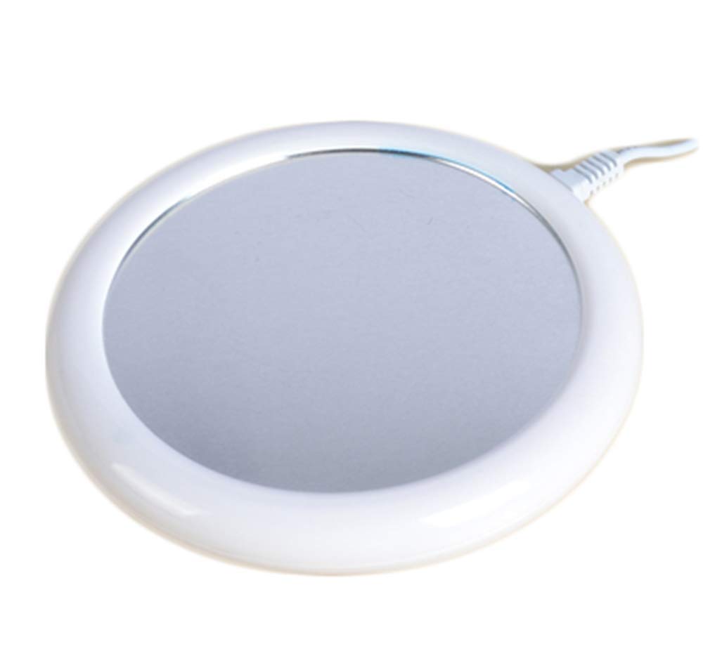 Chauffe-lait et mini chauffe-tasse blanc pour des pauses thé cocooning à la maison