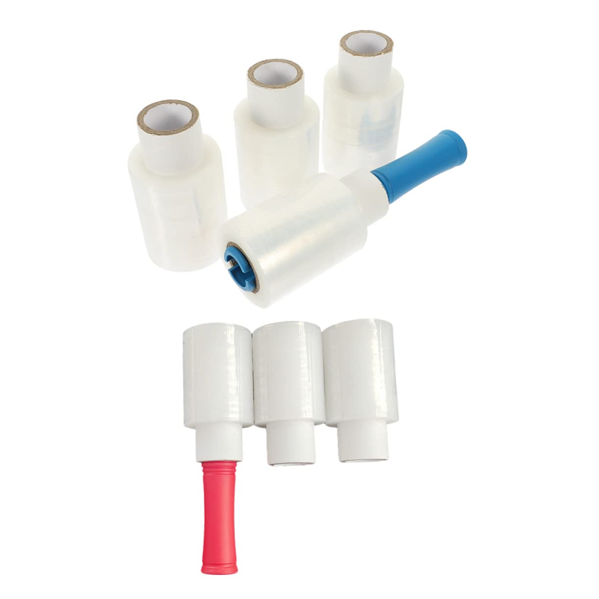 Membrana de Manija Retráctil Industrial Film Estirable Transparente Film para Mudanzas y Embalaje de Paquetes Grandes Color Aleatorio
