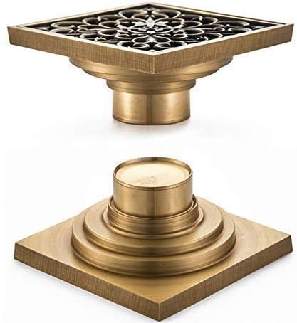 Drain de sol de douche déodorant en laiton à évacuation rapide