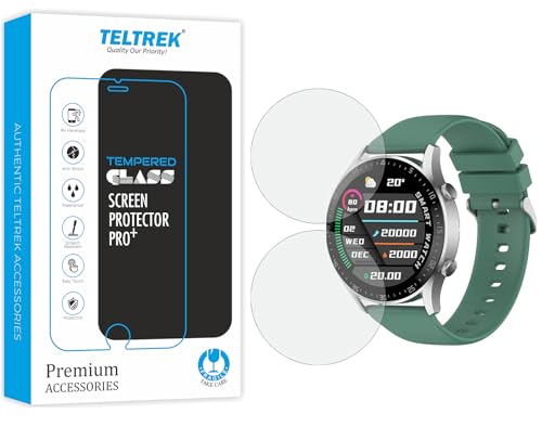 Image of Screen Protector Compatible With Fire Boltt Talk 2 Smartwatch, Full Hydrogel TPU Screen Guard not a Tempered Glass (Pack of 2)