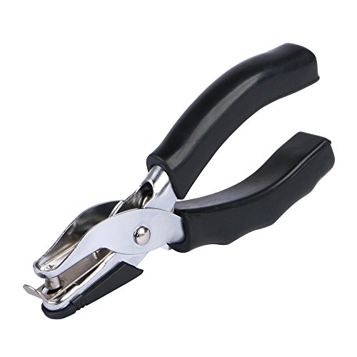 Eagle 1 Hole Punch, Handheld Single Hole Puncher, 8 Sheet Capacity, 1/4