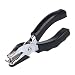 Eagle Handheld Single Hole Punch, 0.25 Inches Hole, 8 Sheet Capacity (Black)