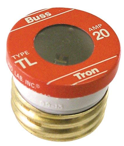 Bussman Tl-20Pk4 20 Amp Time Delay Plug Fuses 4 Count #TOP10