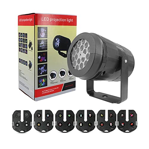 Projetor pequeno Luzes noturnas para festa de natal projetor floco de neve led lâmpada de palco padr