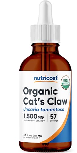 Nutricost Organic Cat's Claw Liquid Drops 3.8 Fl Oz for
