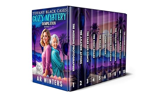 Tiffany Black Cases Cozy Mystery Compilation Books 1 to 10