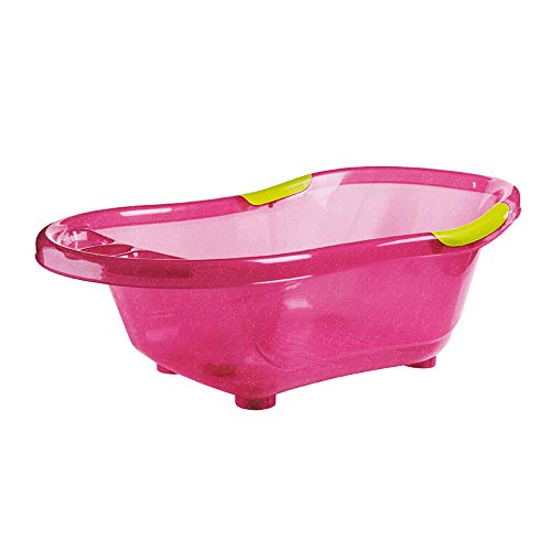 dBb Remond Baignoire Rigide Translucide Pailletée Rose