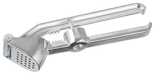 FACKELMANN Presse-ail/dénoyauteur en Aluminium argenté 15,5 cm