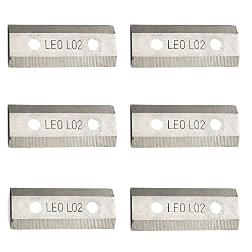 Spares2go Metal Blades compatible with Champion Garden Shredders BL1800 64mm (Pack of 6)