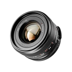 7artisans 35mm F1.4 Mark Ⅱ Full Frame Manual Focus Prime Lens Large Aperture Compatible with Canon RF Mount Cameras EOS R RP R5 R6(Black)
