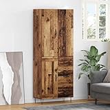 Construction Robuste en Bois d'Ingénierie : Fabriqué à partir de bois d'ingénierie de qualité, ce meuble bas cuisine est durable et stable, conçu pour résister aux utilisations quotidiennes tout en supportant vos objets de rangement essentiels.