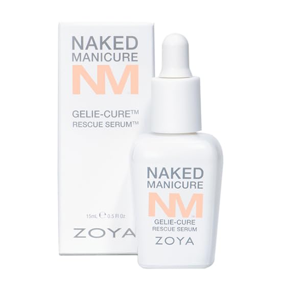 ZOYA Gelie-Cure Naked Nail Rescue Serum, Hydrating Cuticle Oil Treatment for Damaged Peeling Nails, Naturally Derived Big10Free Vegan, 0.5 fl oz