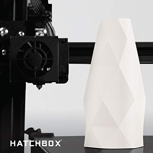 Image of HATCHBOX PLA 3D Printer Filament, Dimensional Accuracy + /- 0.03 mm, 1 kg Spool, 1.75 mm, White