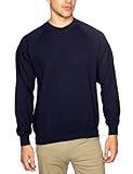 Fruit of the Loom Sweatshirt für Herren, Raglan, 2 Stück Gr. M, navy