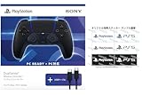 【純正品】DualSense ワイヤレスコントローラー ミッドナイト ブラック + USBケーブル for PC(CFIJ-15502) 【Amazon.co.jp限定】 "PlayStation" ロゴステッカー(付)