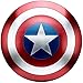Bouclier Captain America Métal Adulte Accessoires de Film 1: 1 Accessoires de Cosplay Jouets pour Enfants décoration Murale de Bar créative pour Hommes d'Amérique Bouclier Cosplay B,47CM