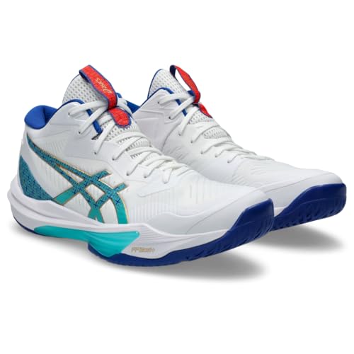 ASICS Men's Sky Elite FlyteFoam Mid Top 3 Volleyball Shoes2