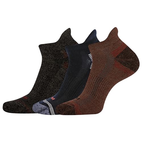 Image of Merrell Unisex Adult Cushioned Low Cut Tab Socks (3-Pair)