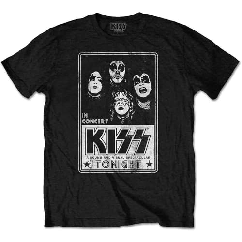 T-Shirt Kiss Tonight Hommes Unisexe en Coton Peigné Premium