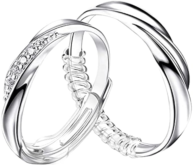 戒指尺寸调节器 - 20 只装 6 种尺寸隐形珠宝尺寸, 用于制作珠宝防护的芯轴, 垫片, 尺寸, 配件 - 螺旋硅胶紧固器套装带抛光布