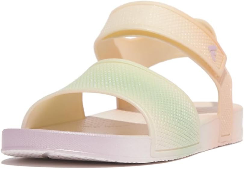 Fitflop Iqushion Kids Junior Ombre-Pearl B/Strap Sandals, Unisex Children's Sandal