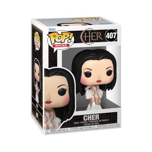 Funko Pop! Rocks: Cher - (Met Gala 1974) - Figura de Vinilo Coleccionable - Idea de Regalo- Mercancia Oficial - Juguetes para Niños y Adultos - Music Fans - Muñeco para Coleccionistas y Exposición
