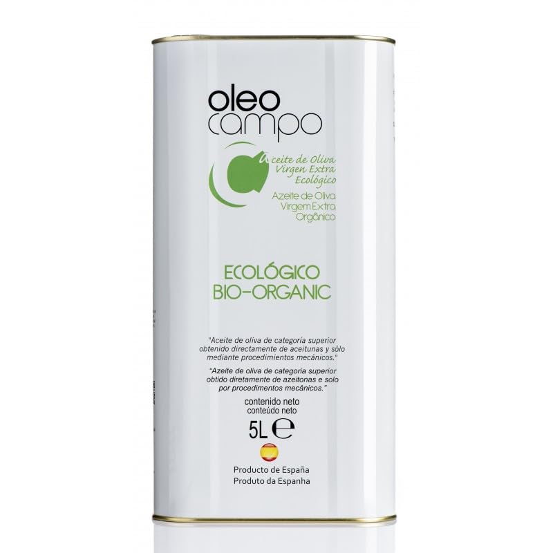 OLEOCAMPO | Aceite de Oliva Virgen Extra Picual Ecológico - Lata 5L