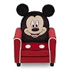 Delta Children Figural Upholstered Kids Chair, Wood ,Disney Mickey Mouse