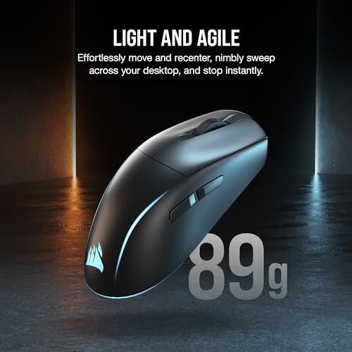 Corsair M75 Wireless RGB Lightweight FPS Gaming Mouse – 26,000 DPI – Swappable Side Buttons – iCUE Compatible – PC – Black - image 6