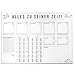 Produktbild Schreibtischunterlage Alles zu seiner Zeit mit 3-Jahres-Kalender I DIN A2 I Schreib-Unterlage aus Papier zum Abreißen I dv_193