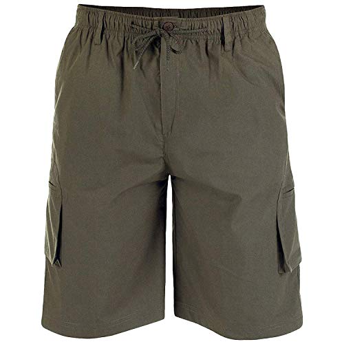 Image of D555 LONG LENGTH CARGO SHORTS WITH SHAPED LEG POCKETS (NICK) IN SIZE 1XL TO 6XL, 4 COLORS OPTION