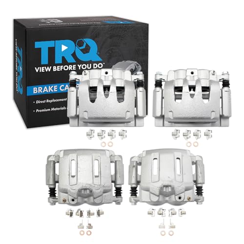 Image of TRQ Brake Caliper Set Compatible with 2006-2012 Ford F-250 Super Duty F-350 Super Duty