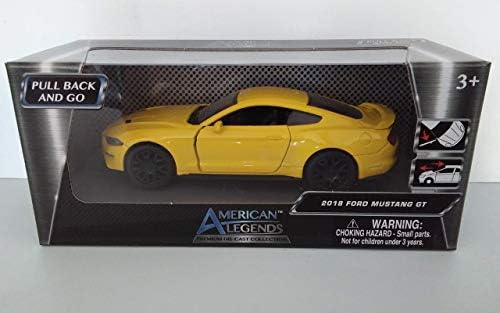 Motor Max American Legends Premium Die-Cast Collection 2018 Ford Mustang GT (Blue)